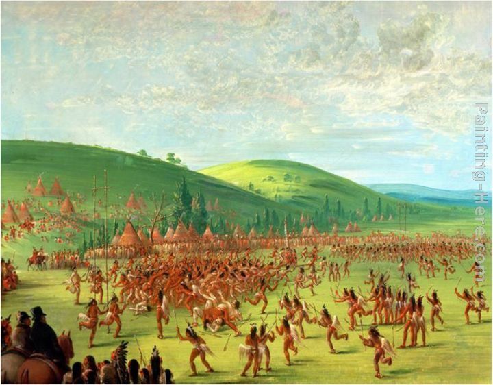 George Catlin Indian Ball Game